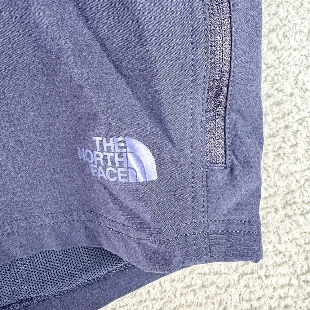 North Face Shorts Mens 40 Navy Blue Outdoors Stretch Zip Pocket Quick Dry Hiking